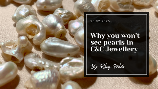 Why You'll Never See Pearls in Campfire & Compass Jewellery