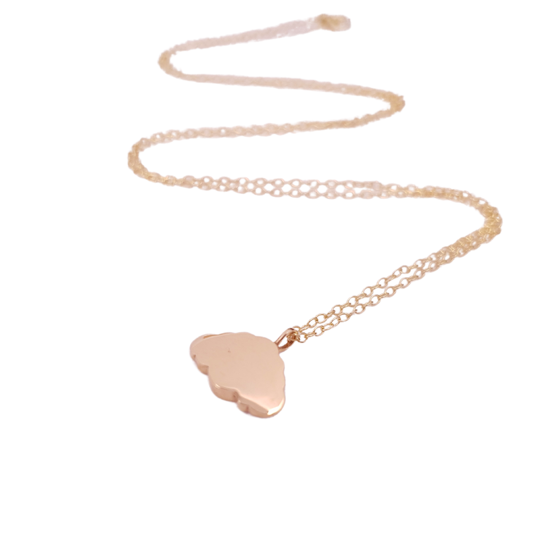 9ct Gold Cloud Necklace