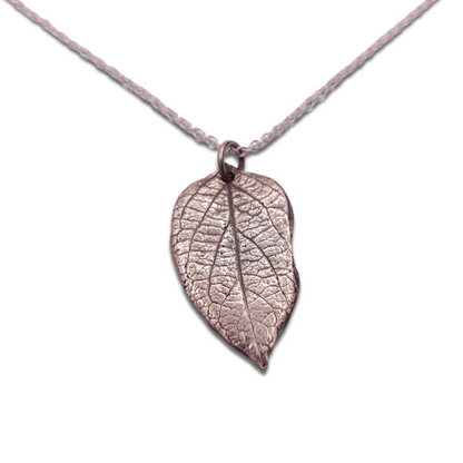 Honeysuckle Leaf Necklace