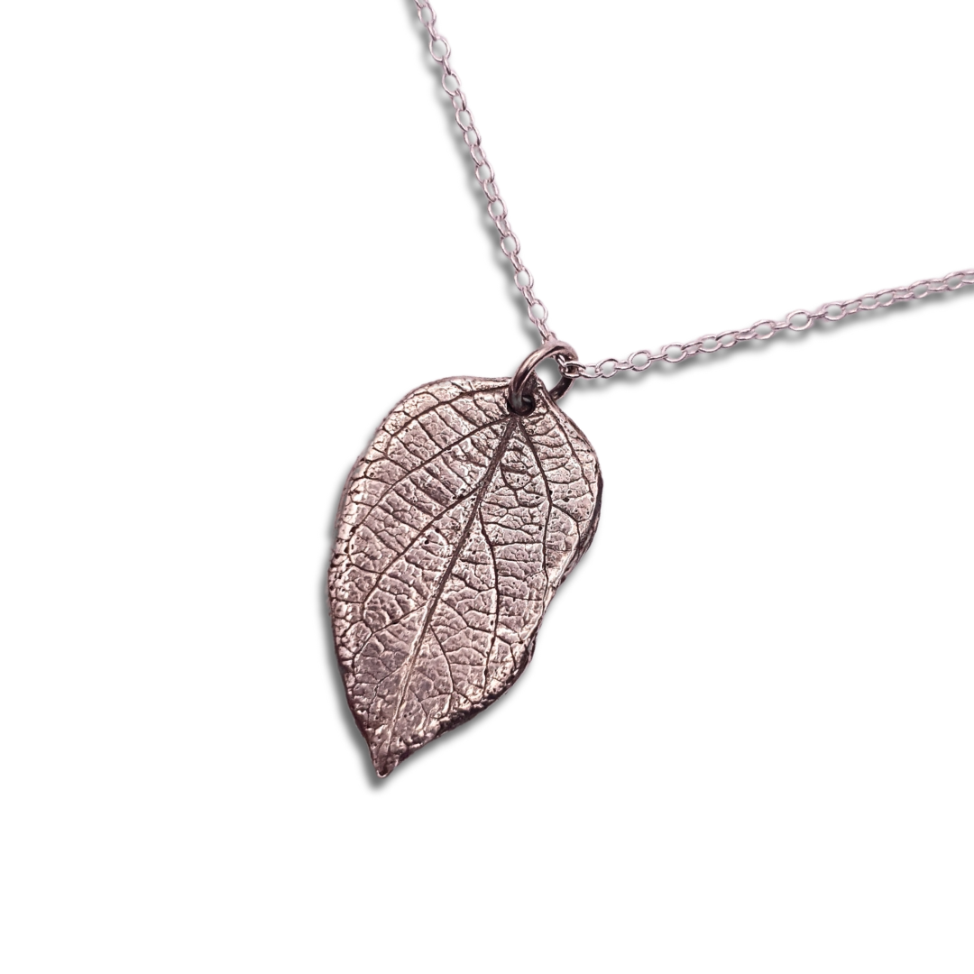 Honeysuckle Leaf Necklace