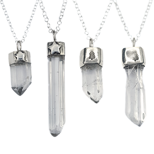 Quartz Point Necklaces